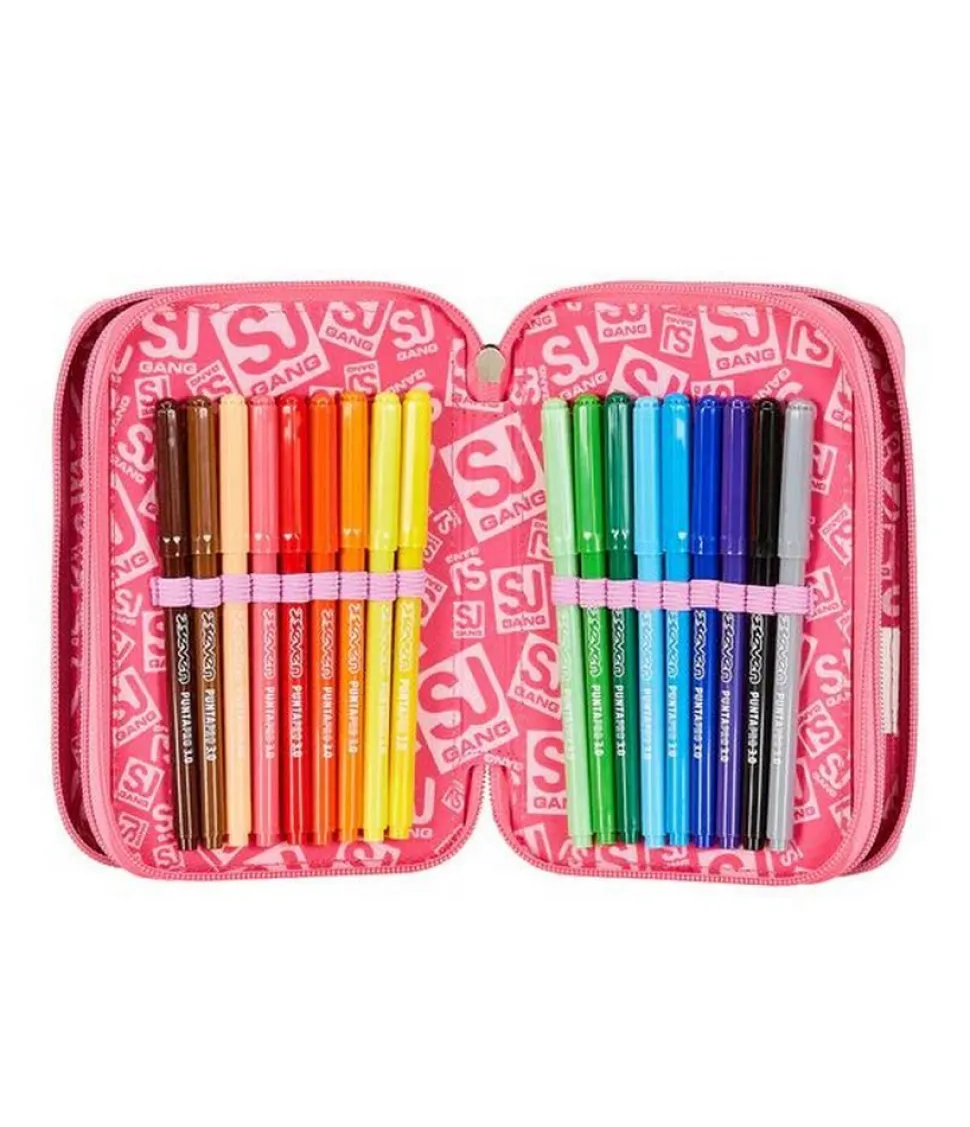 Astuccio scuola 3 zip SJ Unibraid