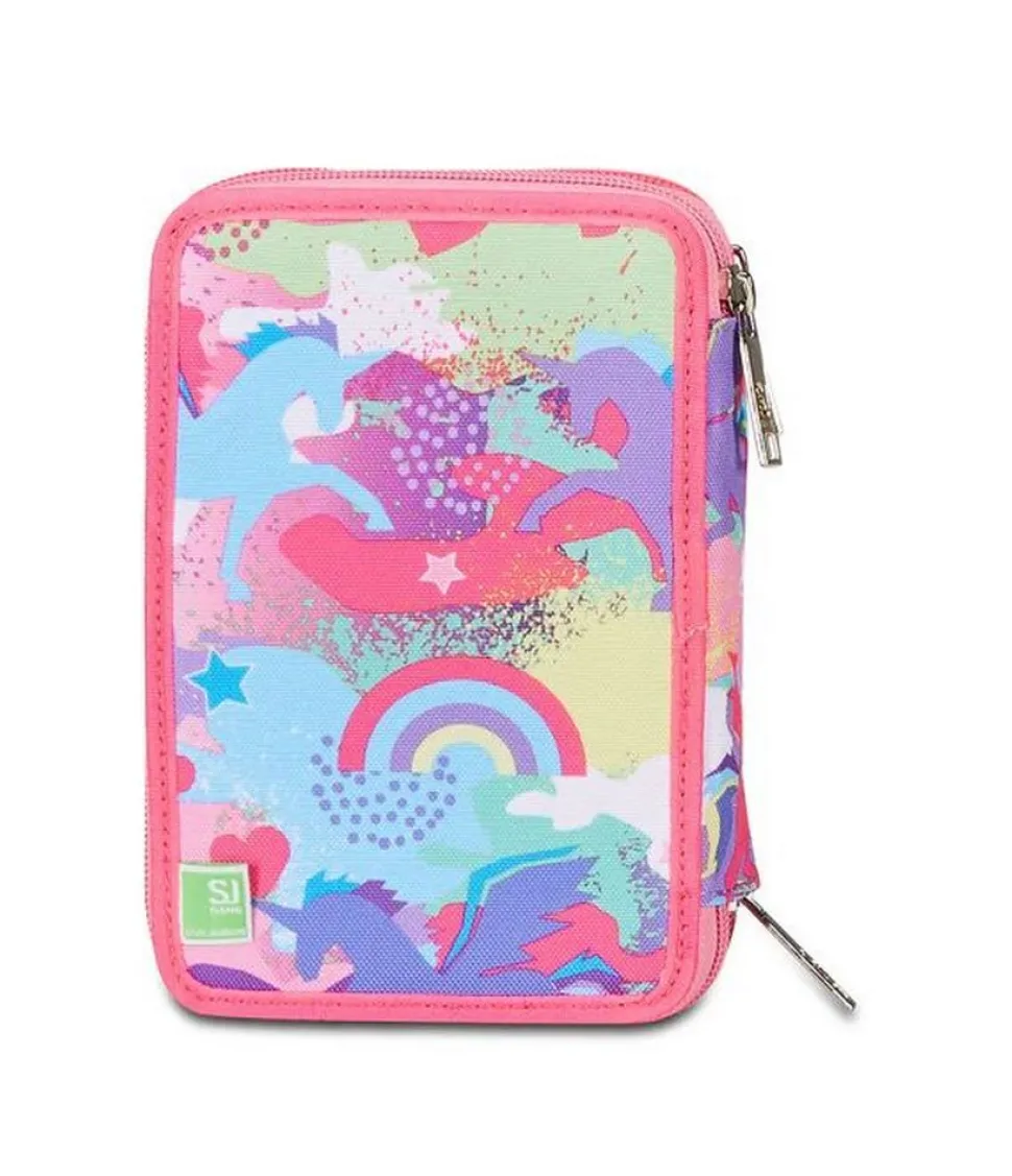 Astuccio scuola 3 zip SJ Unibraid