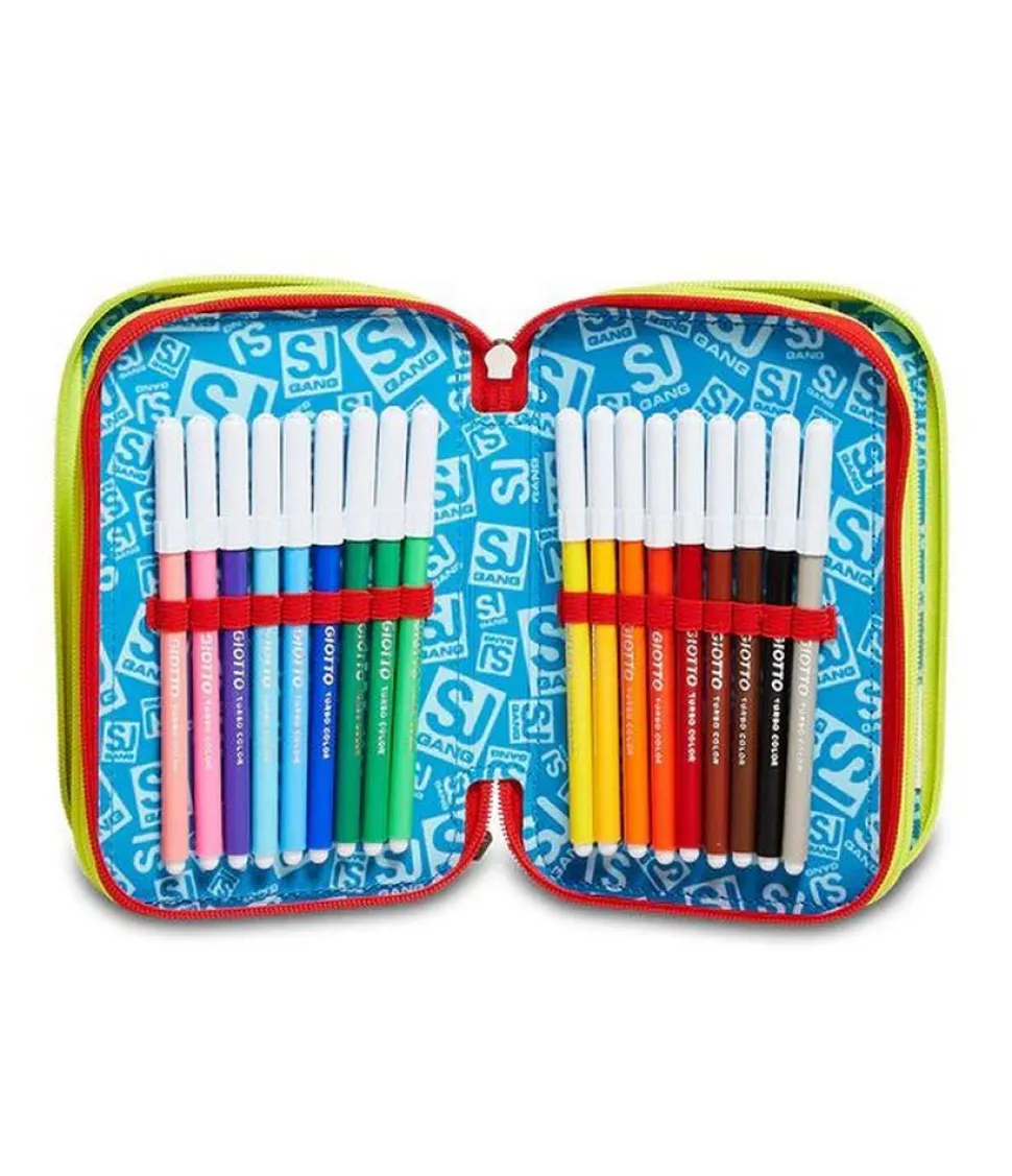 Astuccio scuola 3 zip SJ Wondrous Boy