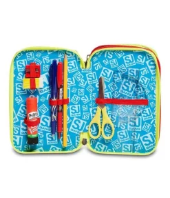 Astuccio scuola 3 zip SJ Wondrous Boy