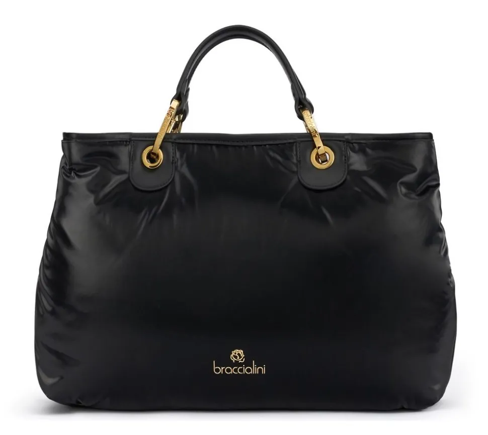 Borsa a mano Braccialini Beth Puffy Nera