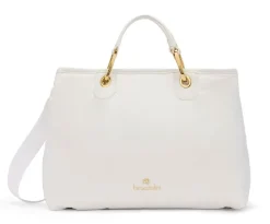 Borsa a mano Braccialini Beth Puffy Bianca