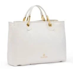 Borsa a mano Braccialini Beth Puffy Bianca