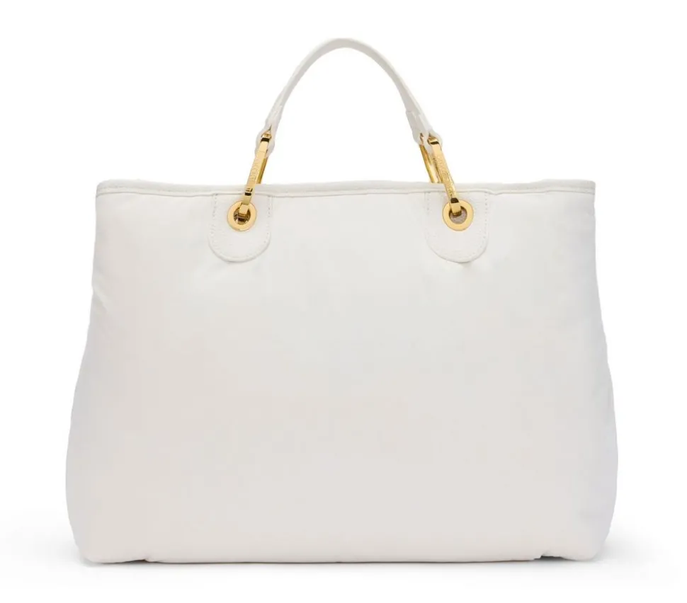 Borsa a mano Braccialini Beth Puffy Bianca