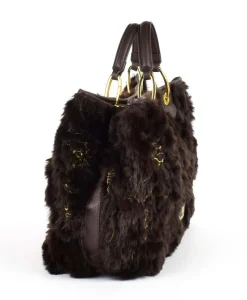 Borsa a mano Braccialini Beth Fur Marrone