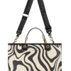 Borsa a mano Braccialini Beth Print Zebra