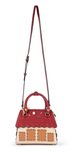 Borsa a mano e tracolla Braccialini Shape Casetta di Marzapane