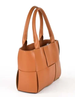 Borsa a mano e tracolla 20124 Cuoio