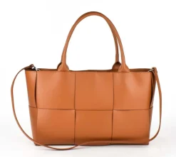 Borsa a mano e tracolla 20128 Cuoio