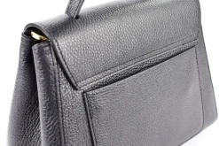 Borsa a mano e tracolla in pelle 20017 Nero