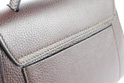 Borsa a mano e tracolla in pelle 20017 moro