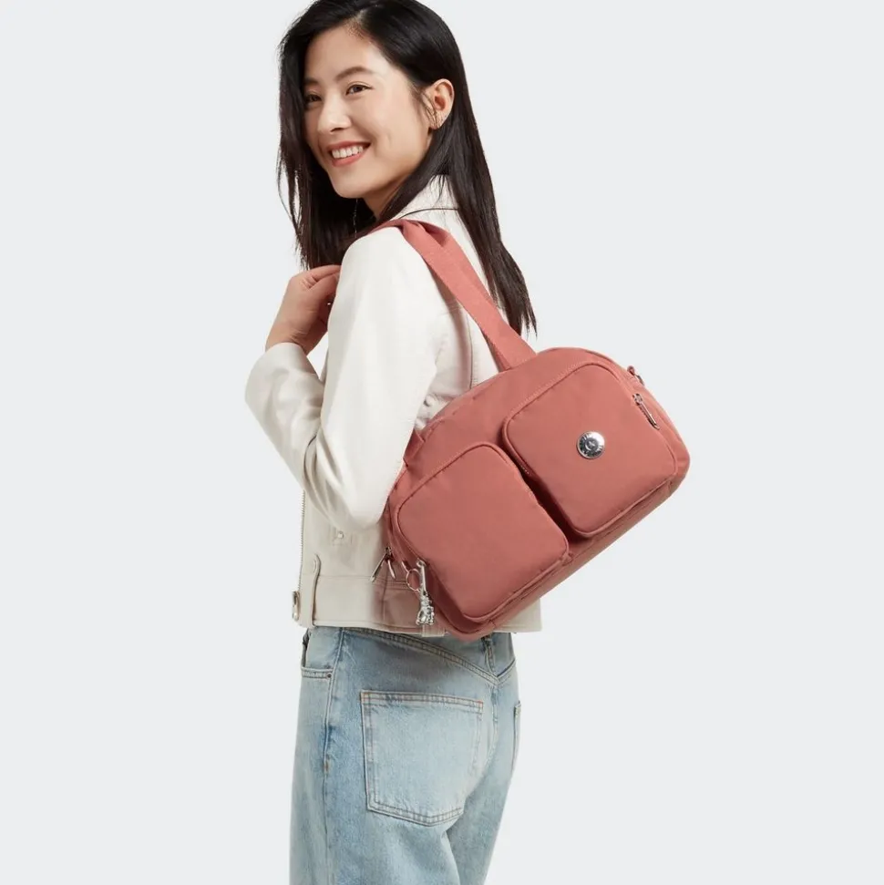 Borsa a mano e tracolla Kipling Cool Defea Grand Rose