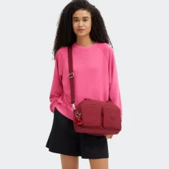 Borsa a mano e tracolla Kipling Cool Defea Funky Red