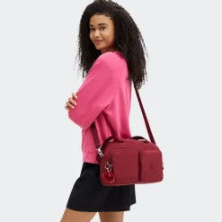 Borsa a mano e tracolla Kipling Cool Defea Funky Red
