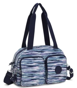 Borsa a mano e tracolla Kipling Cool Defea Brush Stripes