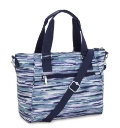 Borsa a mano e tracolla Kipling Amiel Brush Stripes
