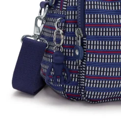 Borsa a mano e tracolla Kipling Cool Defea Blue Geo Print