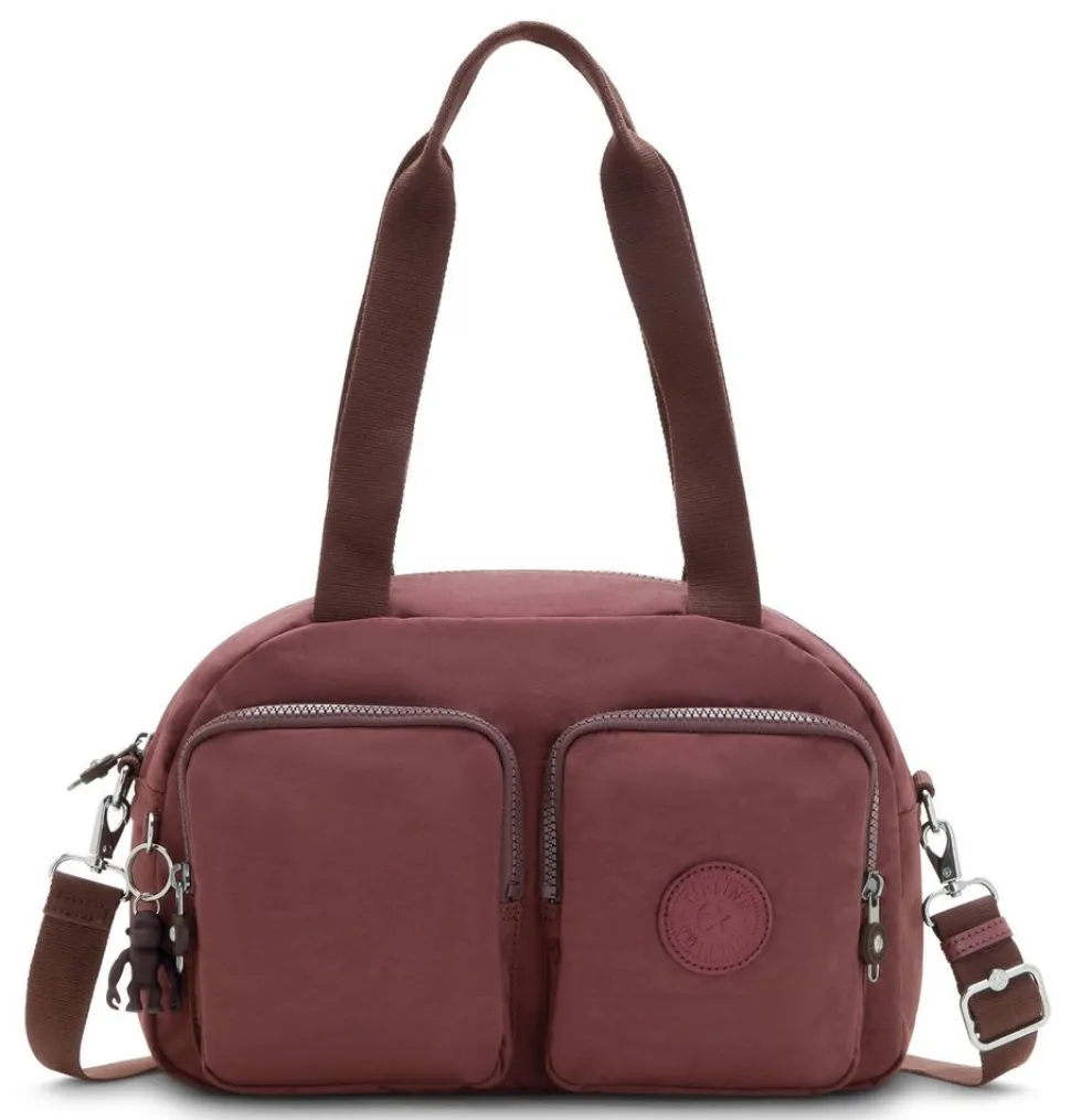 Borsa a mano e tracolla Kipling Cool Defea Mahogany