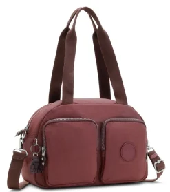 Borsa a mano e tracolla Kipling Cool Defea Mahogany