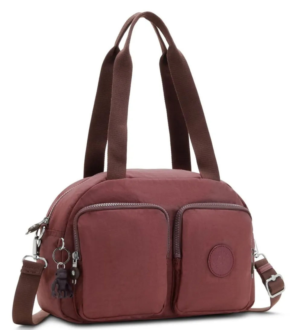 Borsa a mano e tracolla Kipling Cool Defea Mahogany