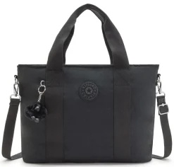 Borsa a mano e tracolla Kipling Minta L Black Noir