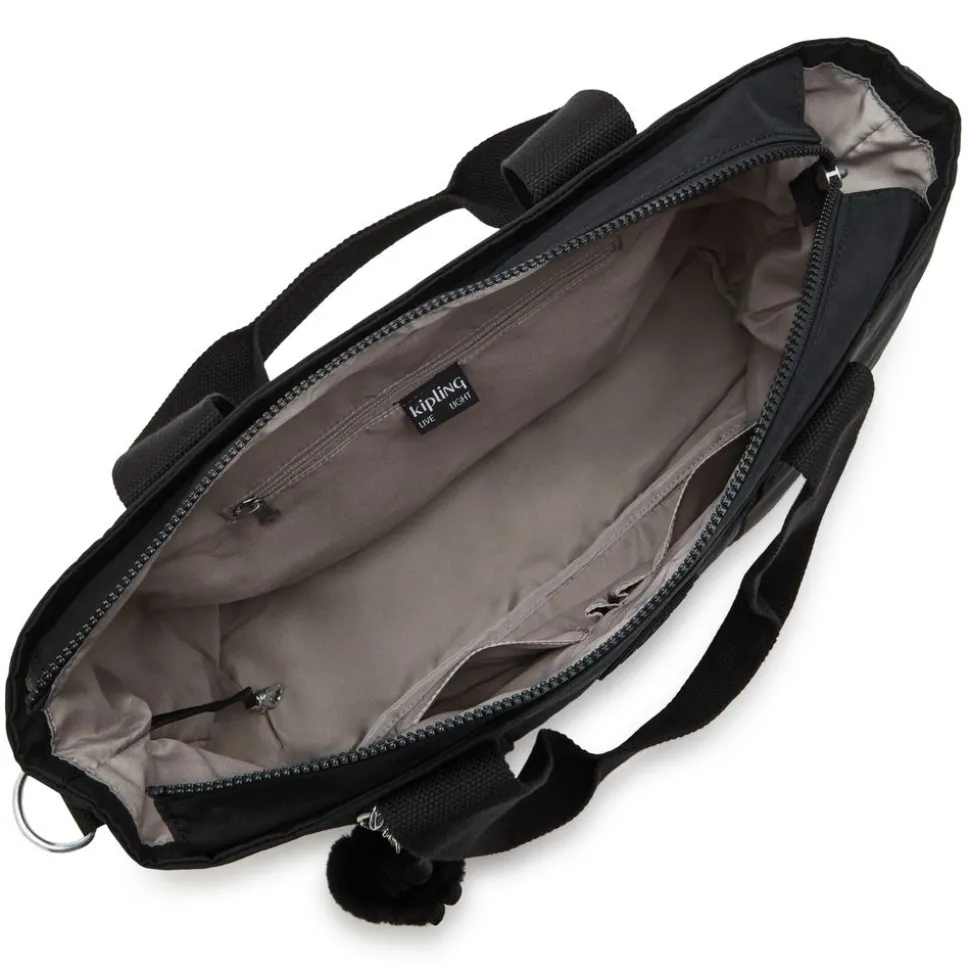 Borsa a mano e tracolla Kipling Minta L Black Noir