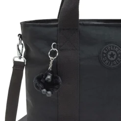 Borsa a mano e tracolla Kipling Minta L Black Noir