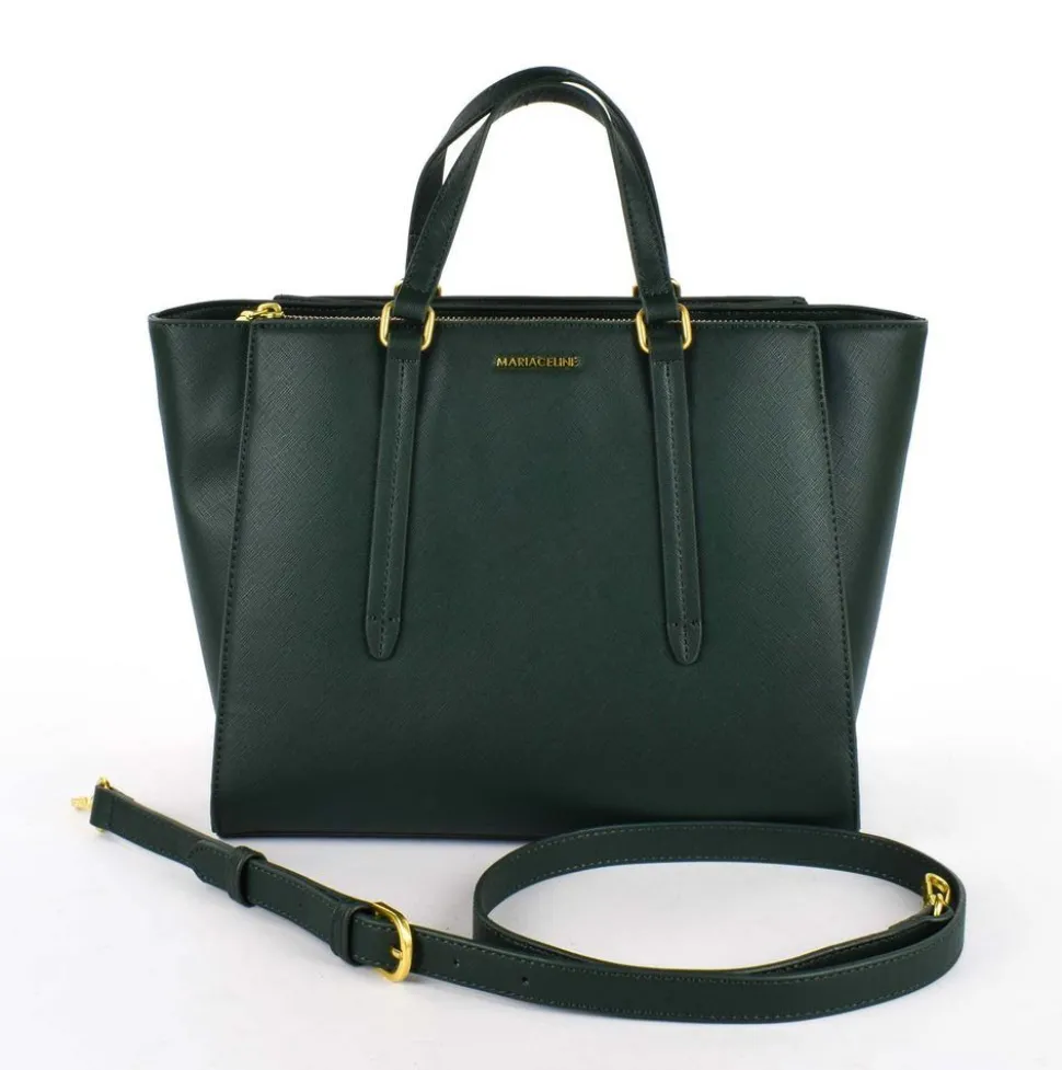 Borsa a mano e tracolla Maria Celine Isabel 02 Verde