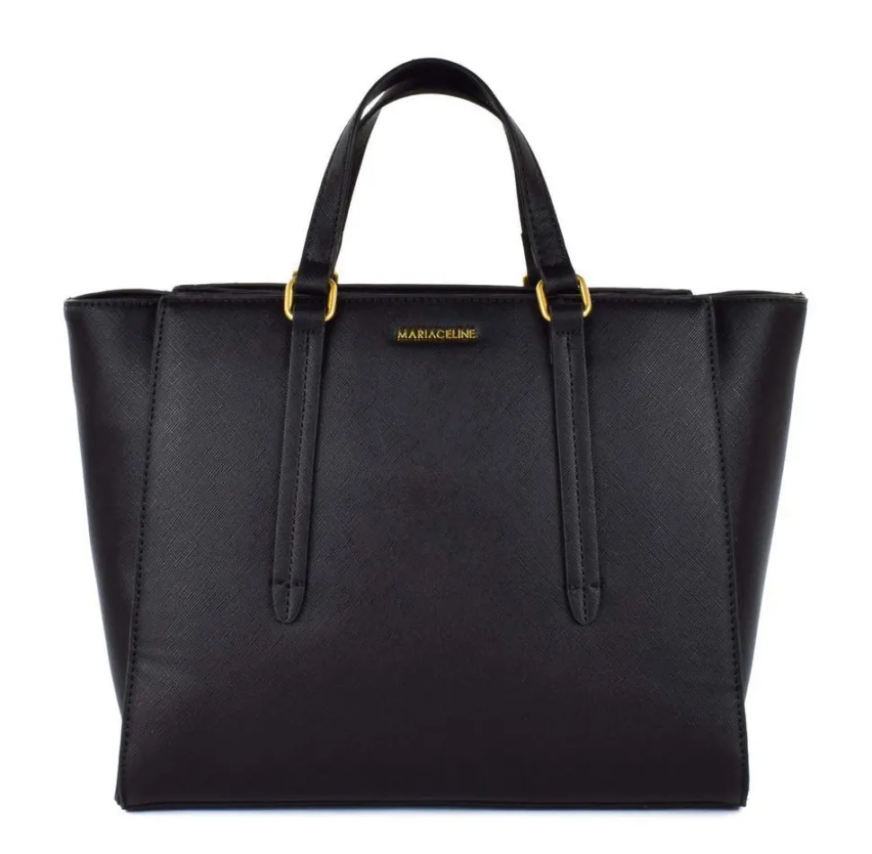 Borsa a mano e tracolla Maria Celine Isabel 02 Nera