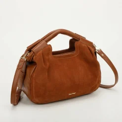 Borsa a mano e tracolla Mimì-Muà Cuoio