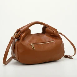 Borsa a mano e tracolla Mimì-Muà Cuoio