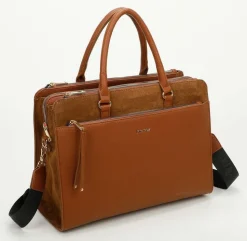 Borsa a mano e tracolla Mimì-Muà Cuoio