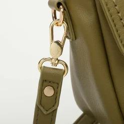 Borsa a mano e tracolla Mimì-Muà Verde Oliva