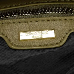Borsa a mano e tracolla Mimì-Muà Verde Oliva
