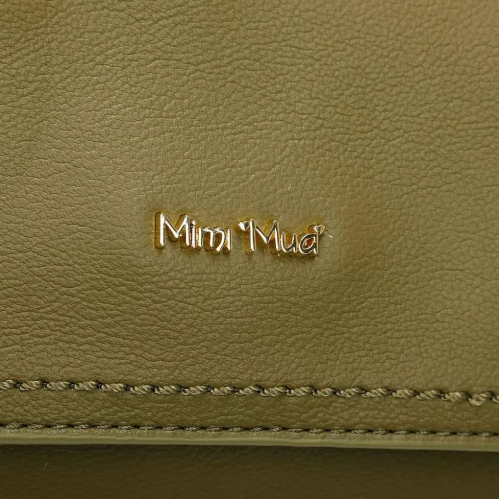 Borsa a mano e tracolla Mimì-Muà Verde Oliva