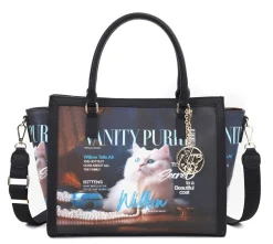 Borsa a mano e tracolla Ynot? Metro Chic 002 Vanity Cat