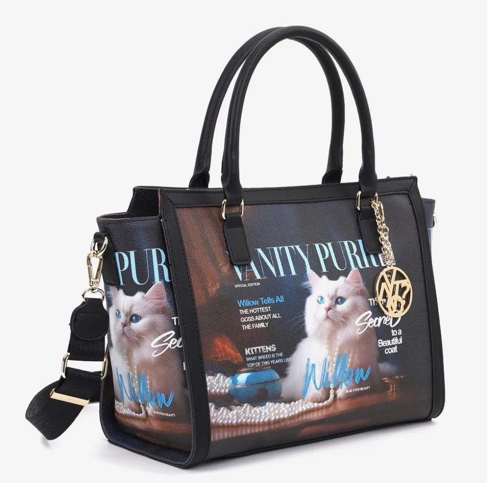 Borsa a mano e tracolla Ynot? Metro Chic 002 Vanity Cat