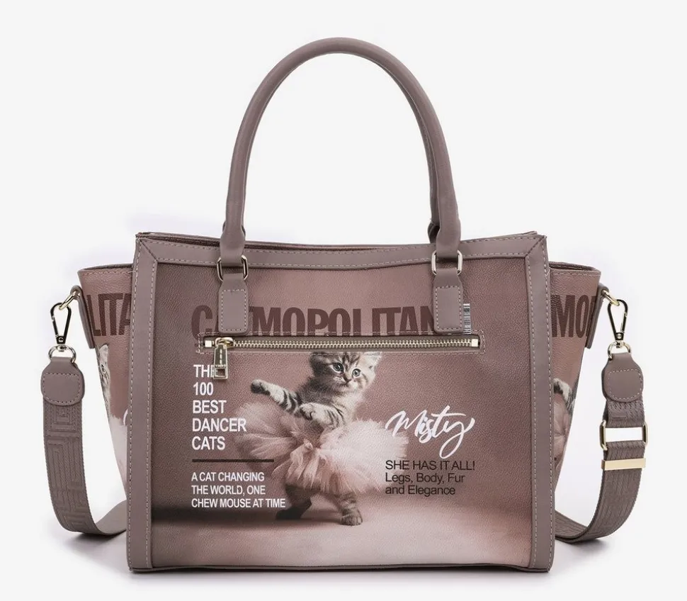 Borsa a mano e tracolla Ynot? Metro Chic 002 Catmopolitan