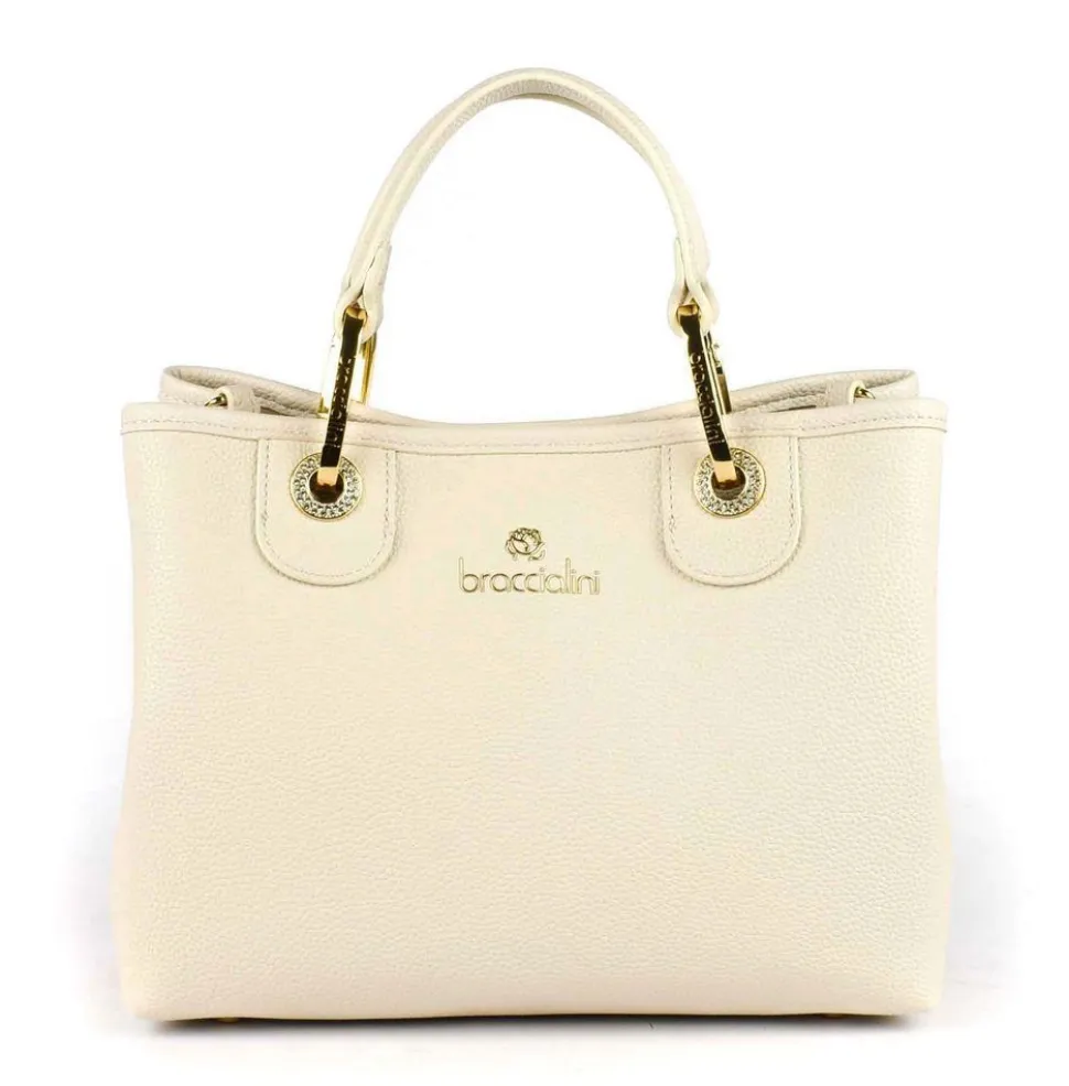 Borsa a mano piccola Braccialini Beth Beige