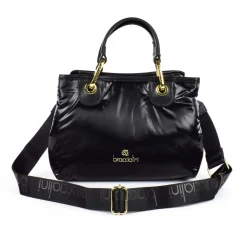 Borsa a mano piccola Braccialini Beth Puffy Nero