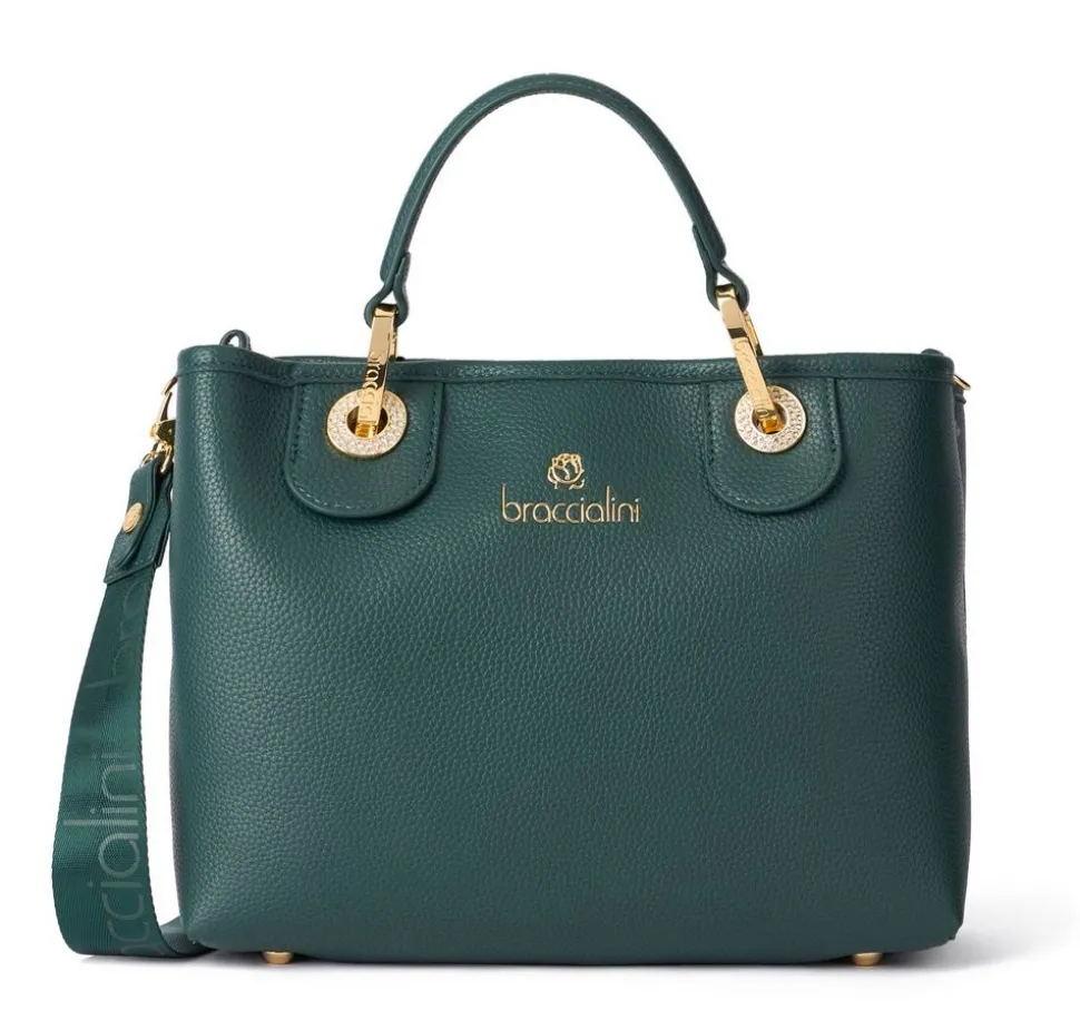 Borsa a mano piccola Braccialini Beth Verde