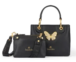 Borsa a mano piccola Braccialini Beth Jewels Nera