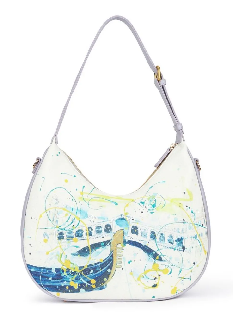 Borsa a spalla Braccialini Cartoline Venezia