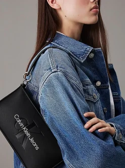 Borsa a spalla Calvin Klein Nera