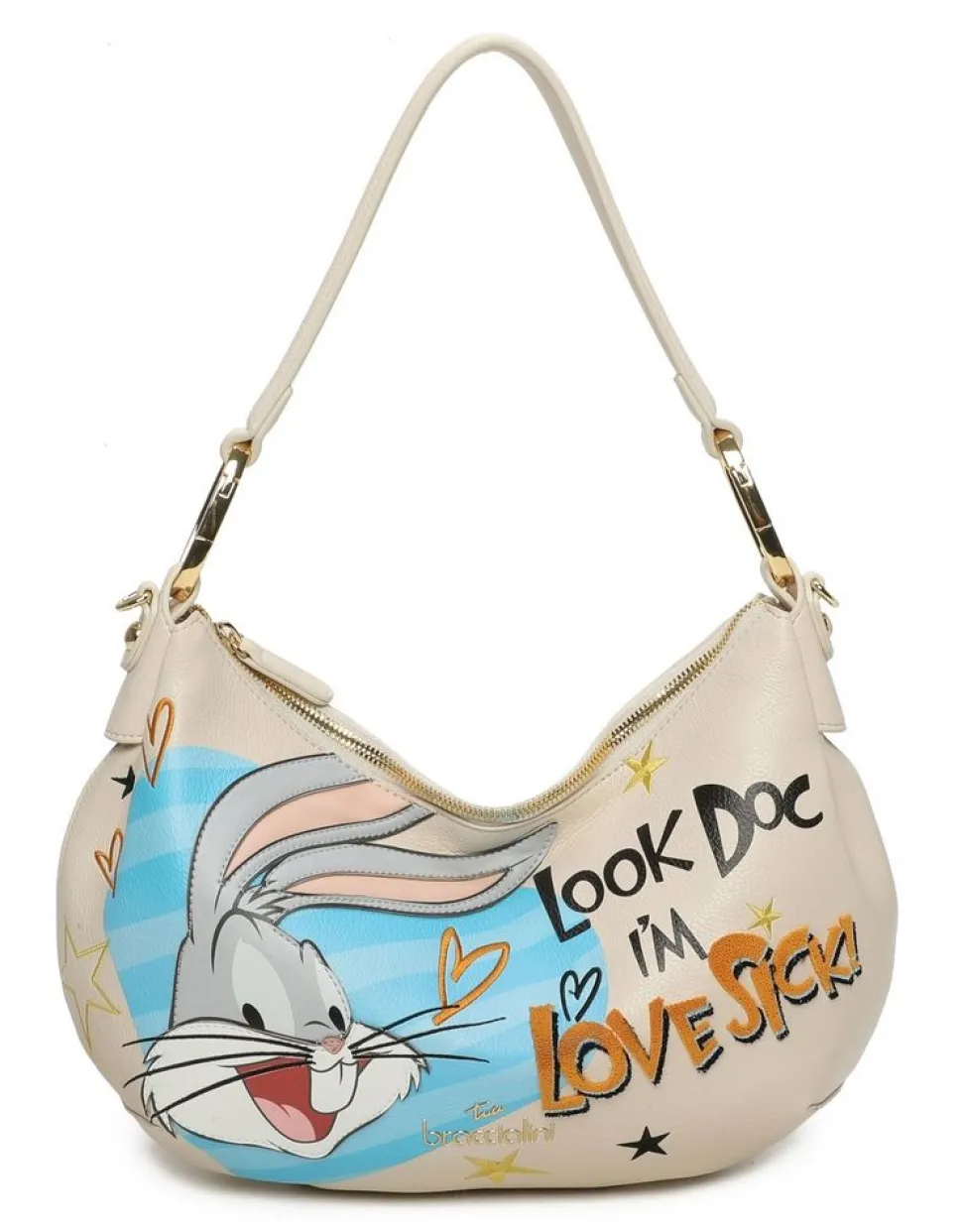 Borsa a spalla e tracolla Braccialini Amy Looney Tunes