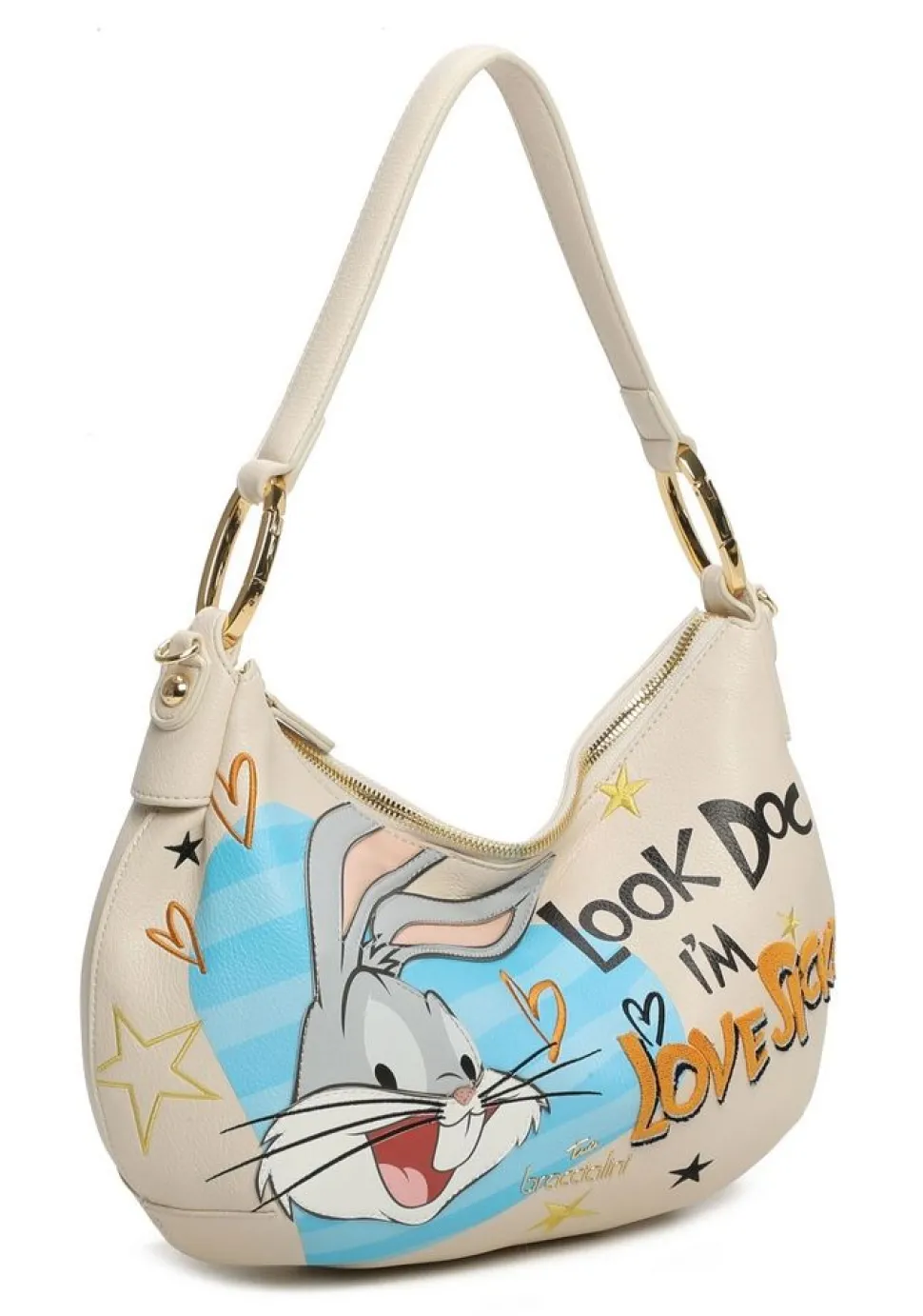 Borsa a spalla e tracolla Braccialini Amy Looney Tunes