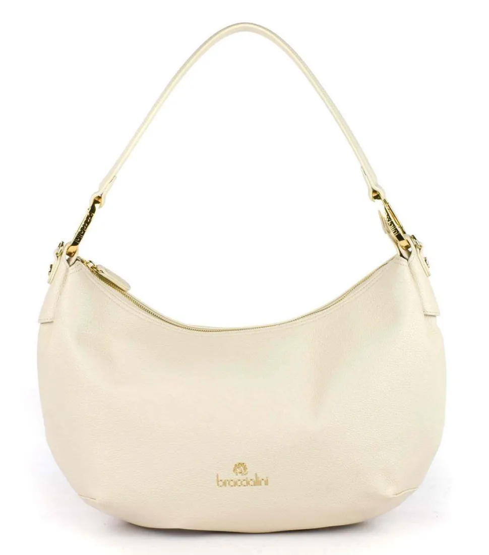 Borsa a spalla e tracolla Braccialini Beth Beige