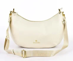 Borsa a spalla e tracolla Braccialini Beth Beige