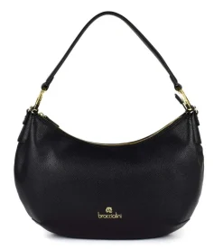 Borsa a spalla e tracolla Braccialini Beth Nera
