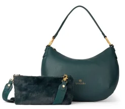 Borsa a spalla e tracolla Braccialini Beth Verde